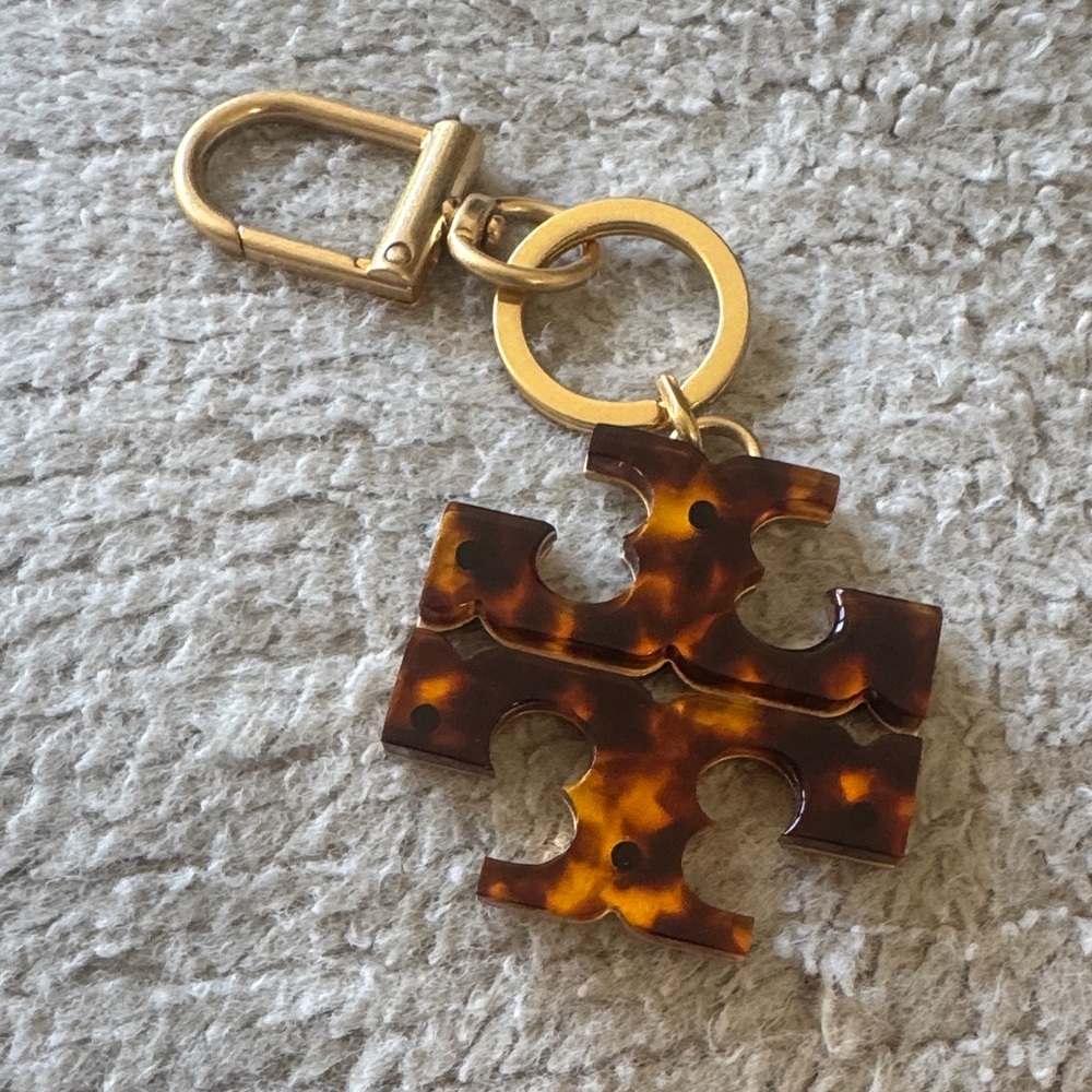 Tory Burch Tortoise Shell Keychain